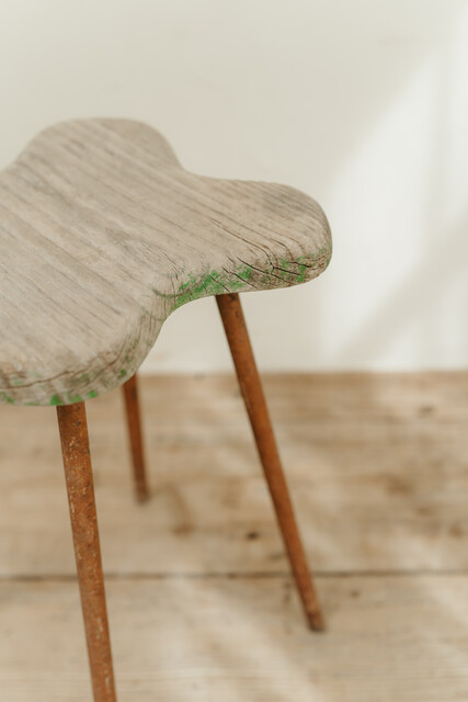 small quirky industrial stool ... 