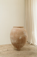 Spanish terra cotta urn .. to use indoors or outdoors ...