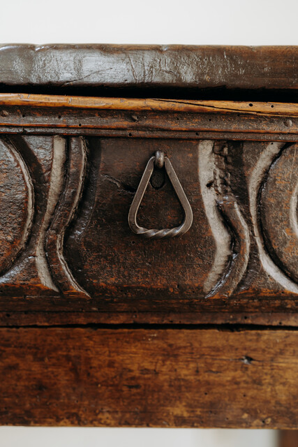 18th century Spanish walnut table/desk ...