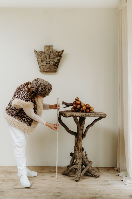 18th century wooden sculpture of a flowerbasket ...