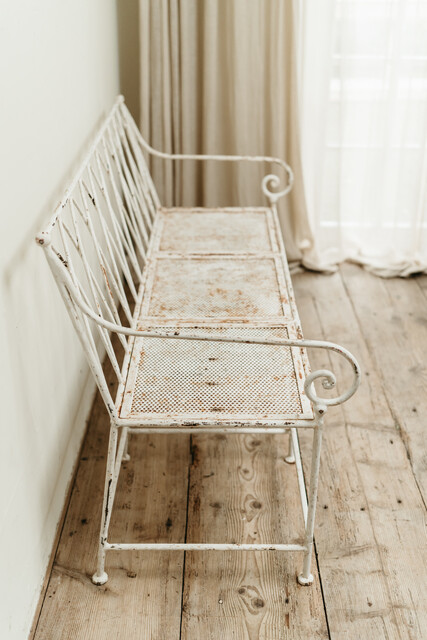 19th century French garden bench ...