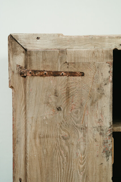 19th century Spanish chestnut nuns cabinet ...