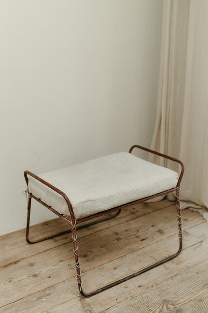 French iron stool ...