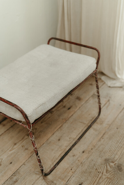 French iron stool ...