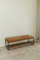 leathertopped bench/coffeetable/stool ...