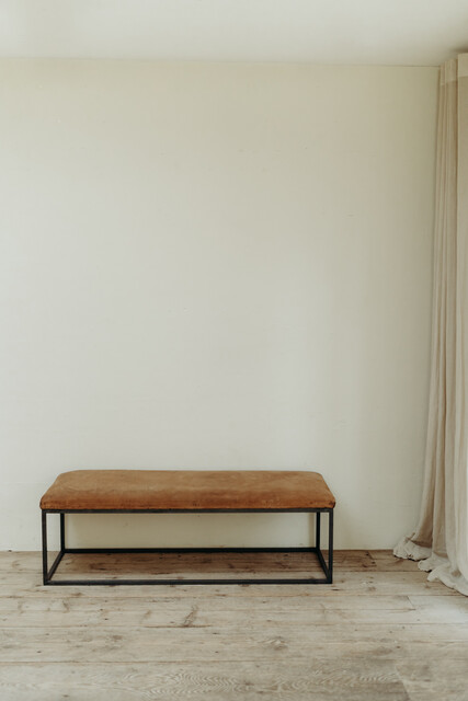 leathertopped bench/coffeetable/stool ...