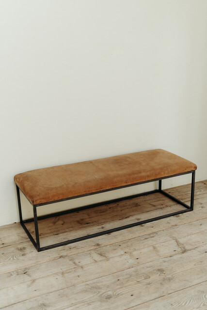 leathertopped bench/coffeetable/stool ...