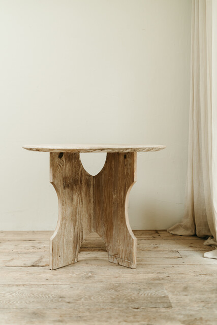 occasional architectural pine table ...