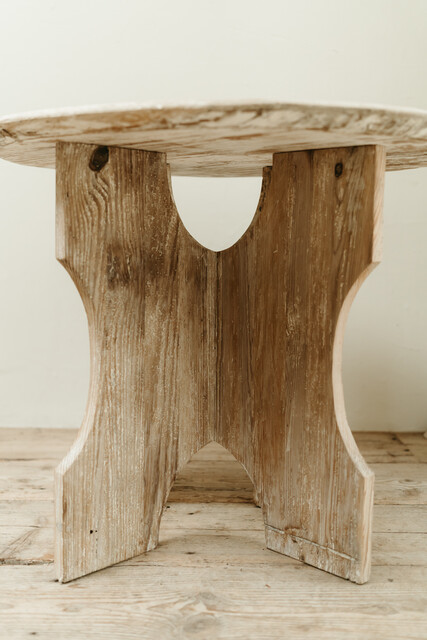 occasional architectural pine table ...