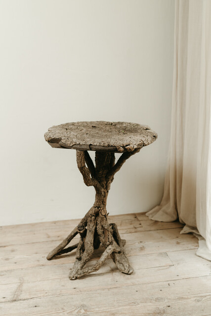 quirky cork on oak occasional table ...