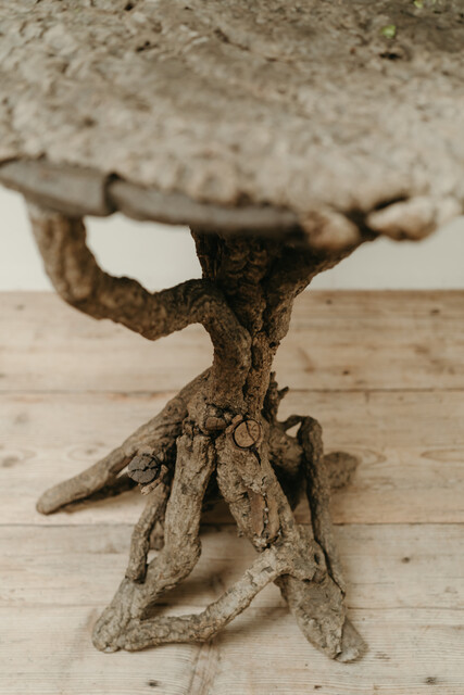 quirky cork on oak occasional table ...