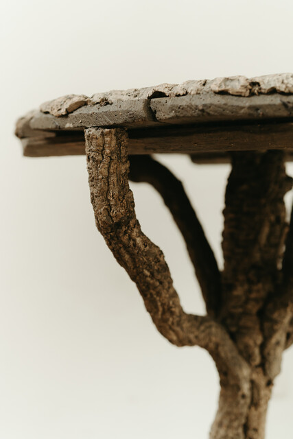 quirky cork on oak occasional table ...