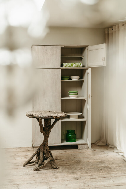 quirky cork on oak occasional table ...