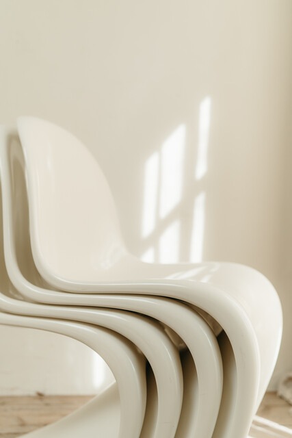 set of 6 dining chairs ... Verner Panton ... 