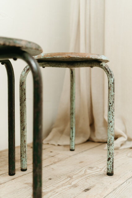 set of industrial stools ...