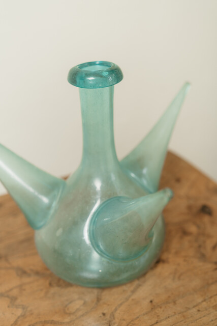 Spanish 18th century glass carafe ...