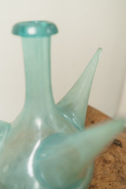 Spanish 18th century glass carafe ...