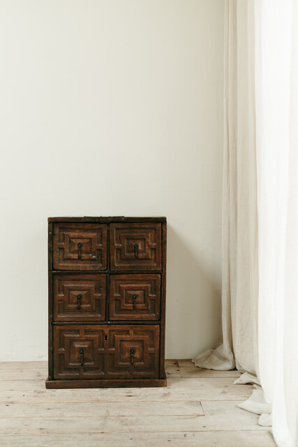 Spanish walnut chest of drawers ...