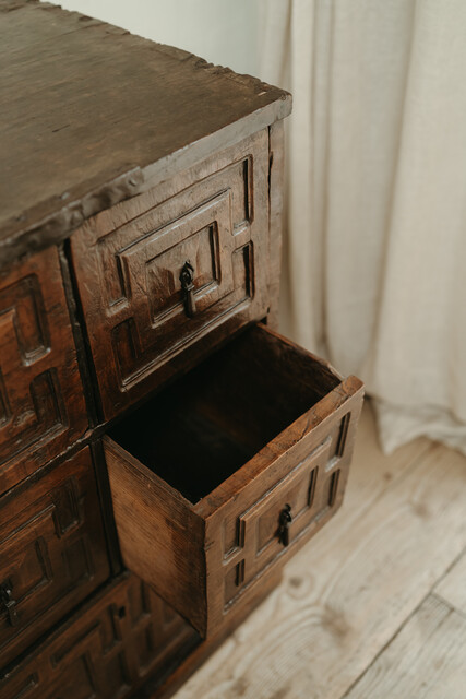 Spanish walnut chest of drawers ...