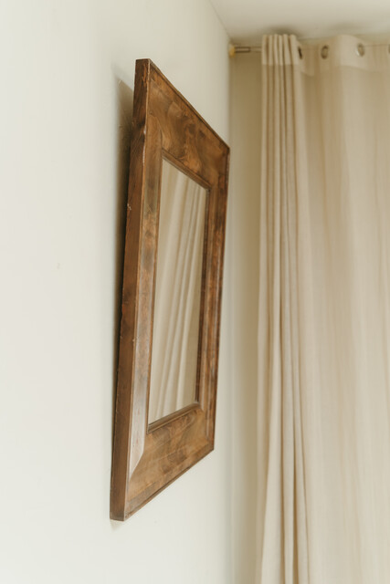 Spanish walnut mirror ... 