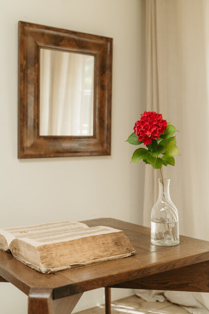 Spanish walnut mirror ... 