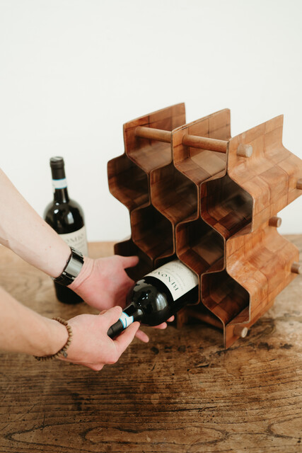 vintage winerack, Torsten Johansson, 1960's 