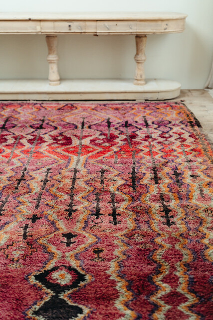 warm colored xl berber rug ...