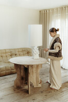 white ceramic table lamps ... 