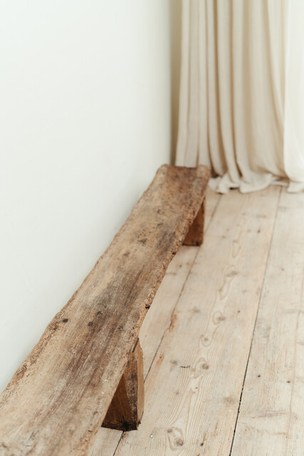 xl Spanish rustic walnut bench ...