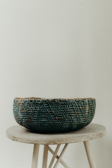 xl Swedish wicker bowl ... 