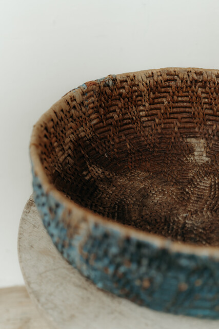 xl Swedish wicker bowl ... 